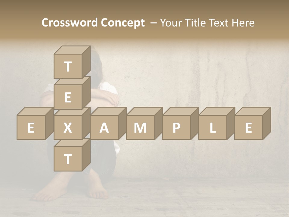 Legs Person Fear PowerPoint Template