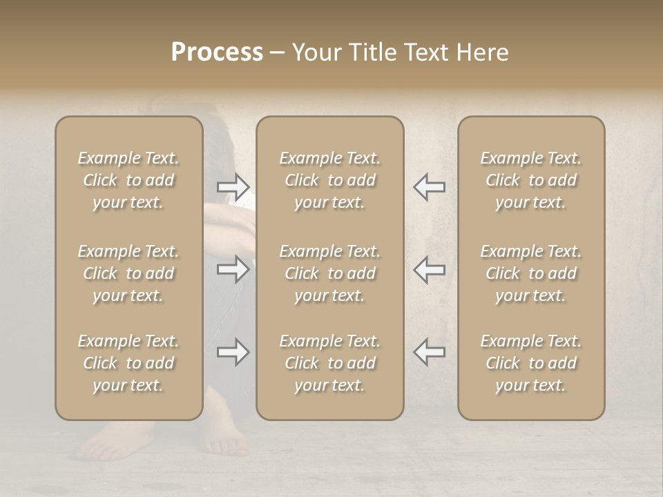 Legs Person Fear PowerPoint Template