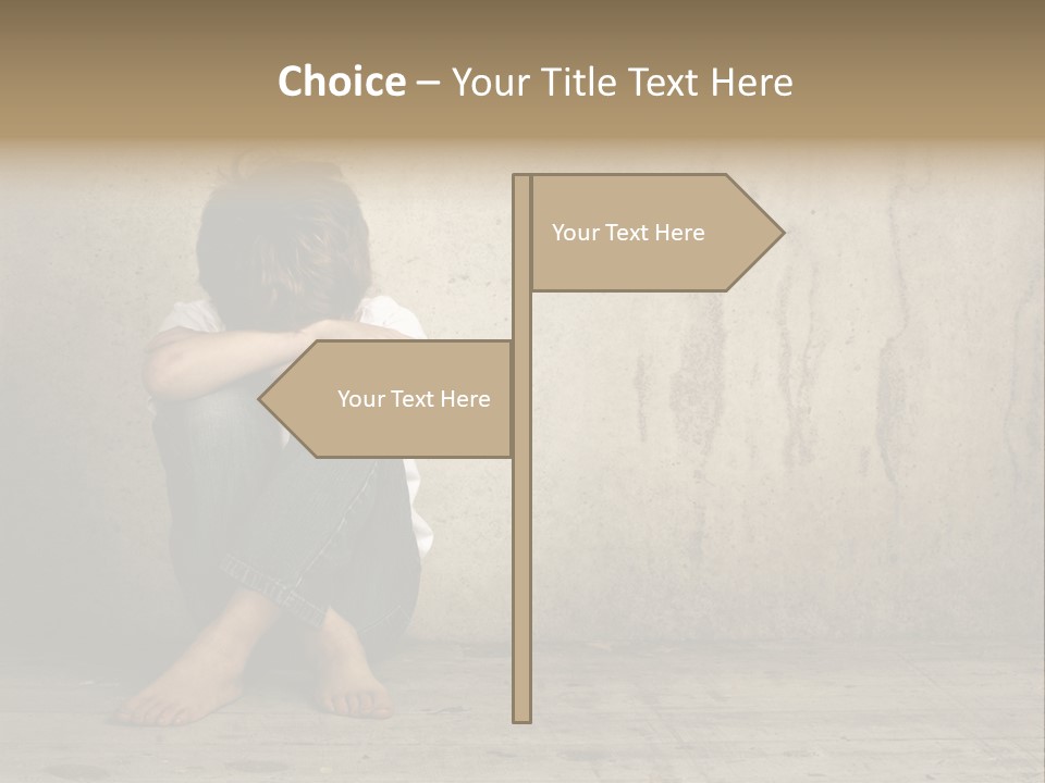 Legs Person Fear PowerPoint Template