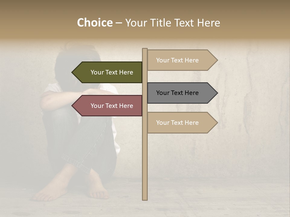 Legs Person Fear PowerPoint Template