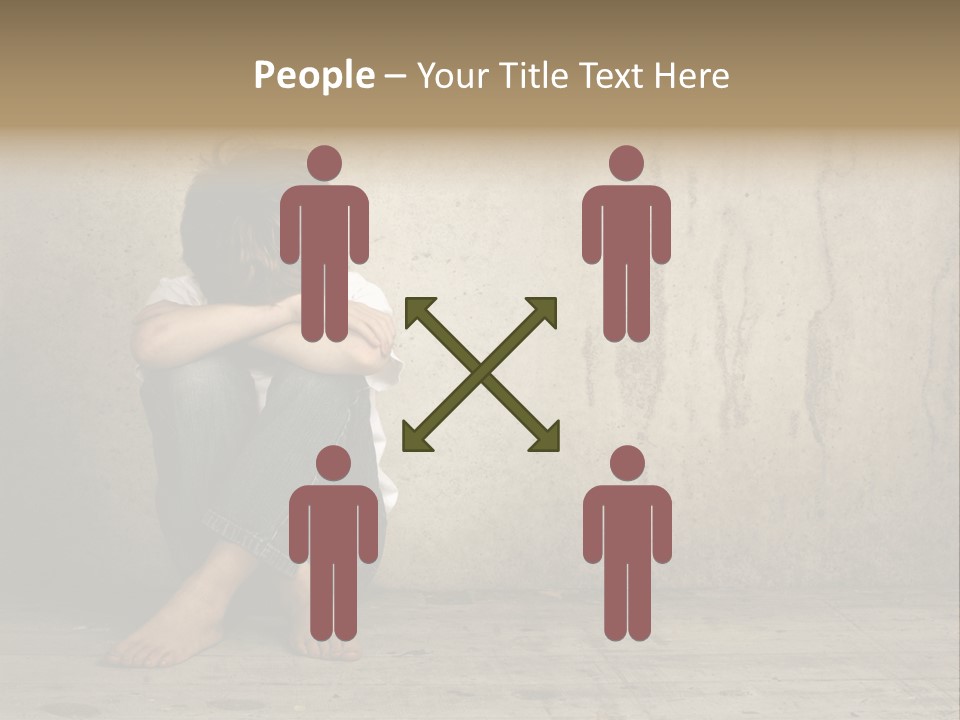 Legs Person Fear PowerPoint Template