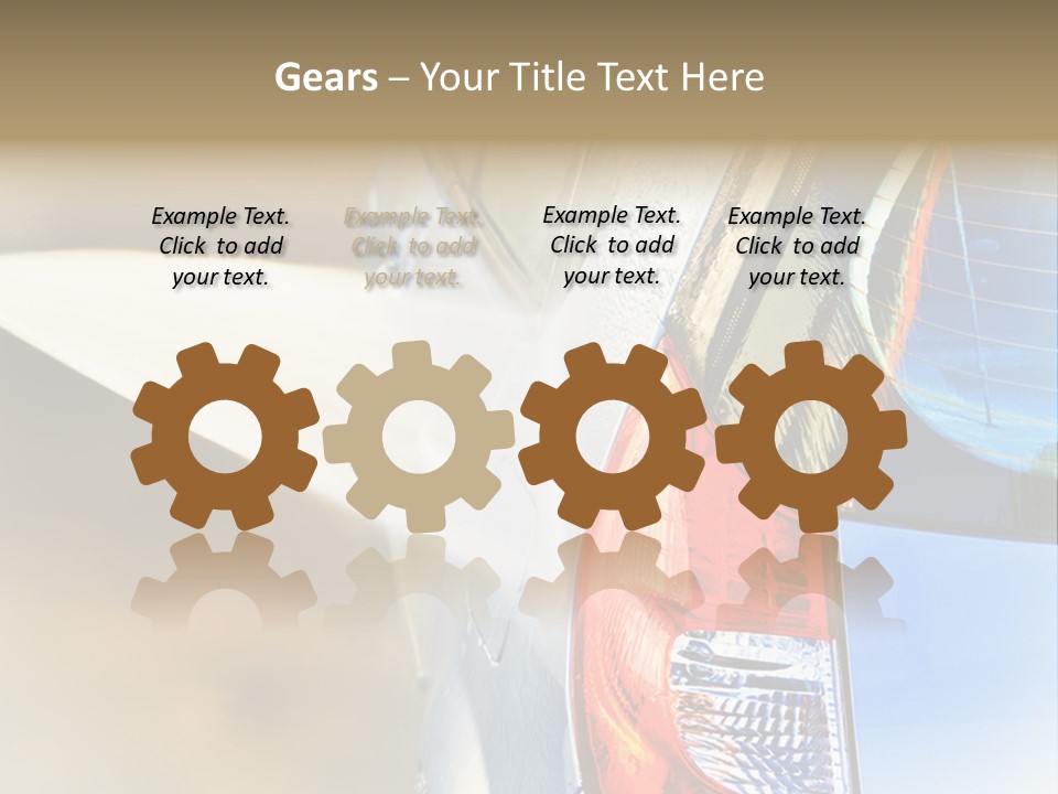 Reflection Chores Service PowerPoint Template