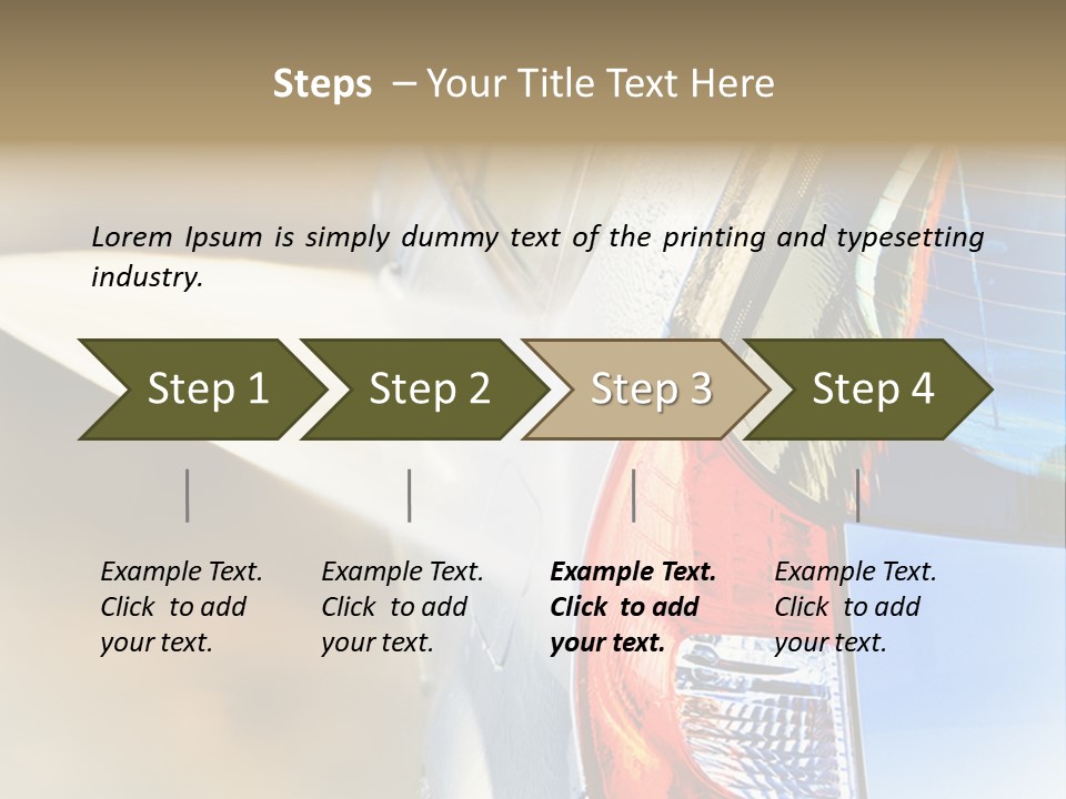 Reflection Chores Service PowerPoint Template