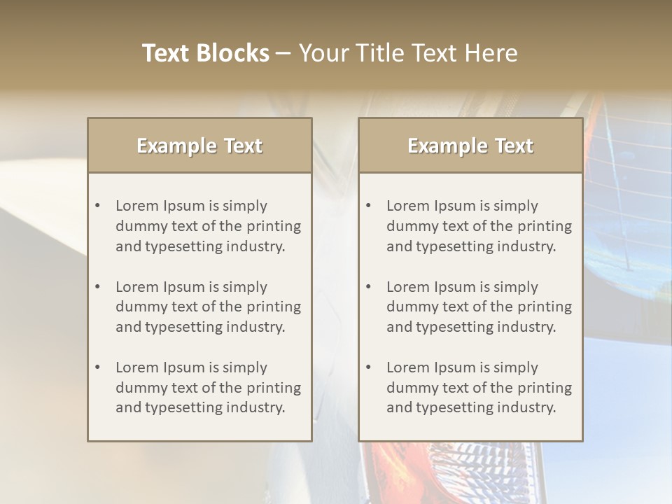 Reflection Chores Service PowerPoint Template
