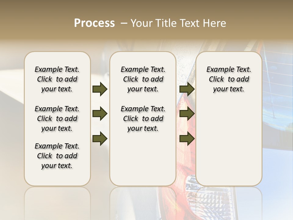 Reflection Chores Service PowerPoint Template