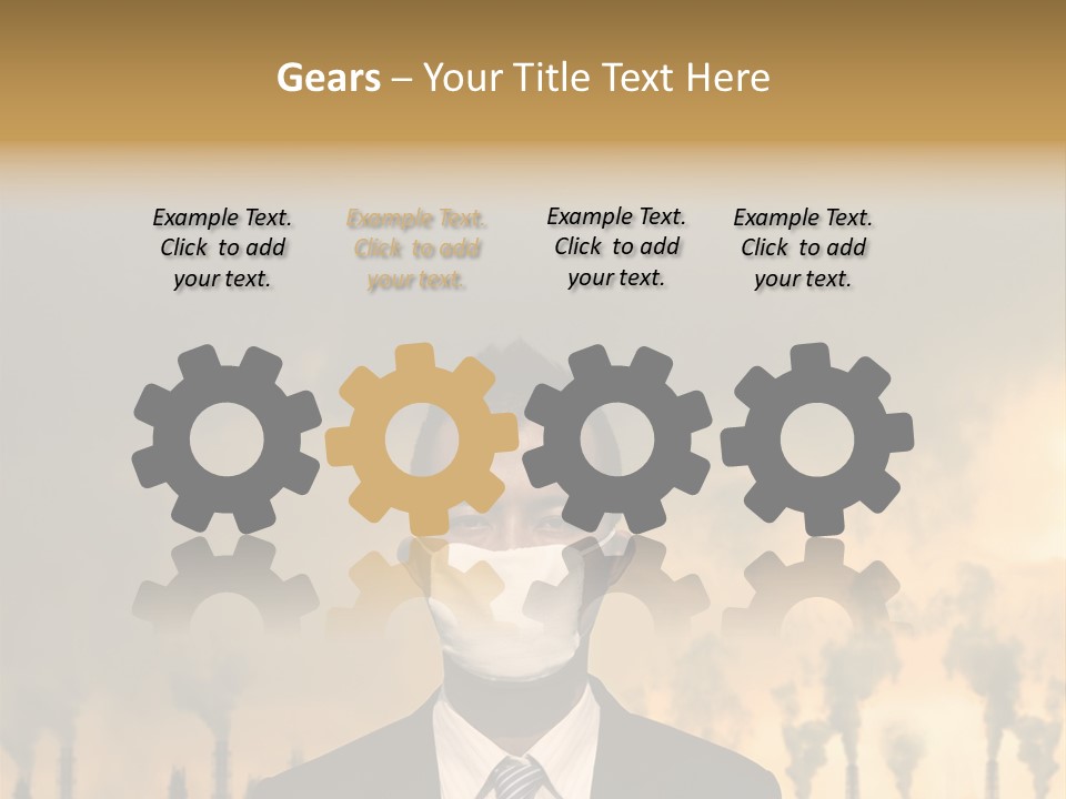 Cloud Chinese Chemical PowerPoint Template