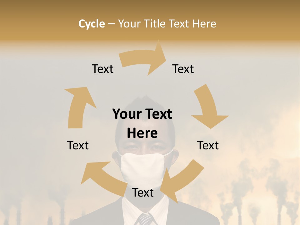 Cloud Chinese Chemical PowerPoint Template