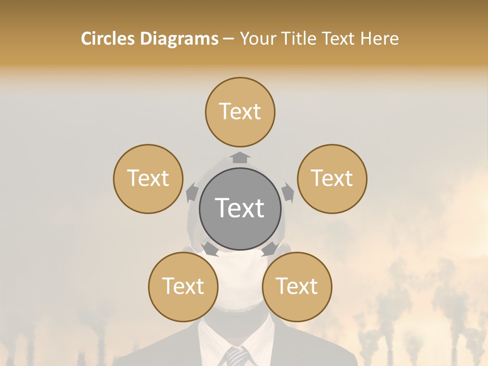Cloud Chinese Chemical PowerPoint Template