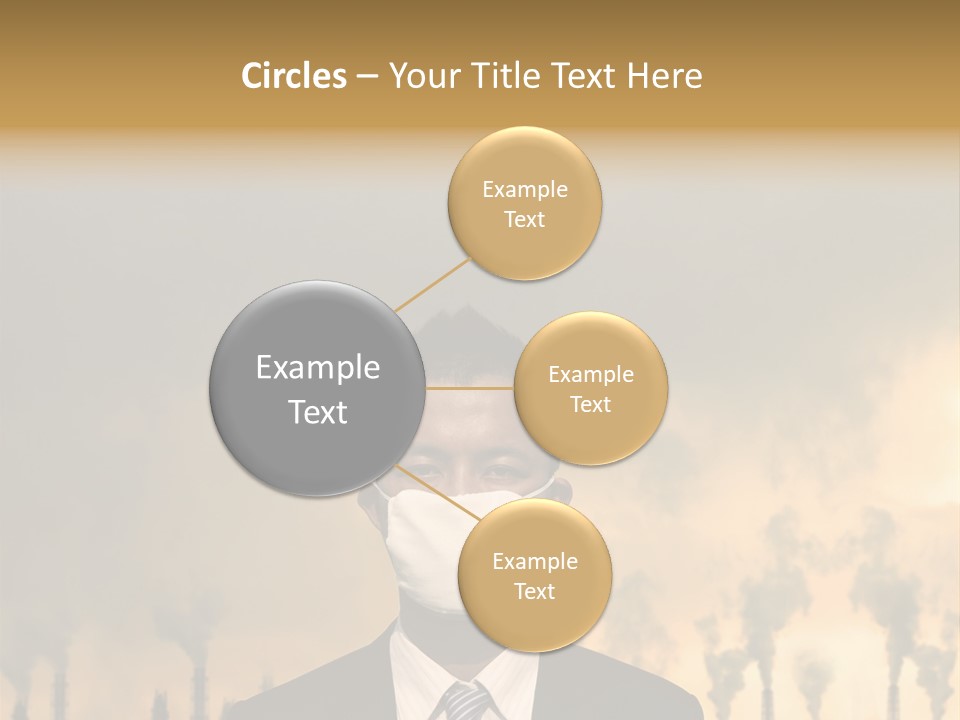 Cloud Chinese Chemical PowerPoint Template