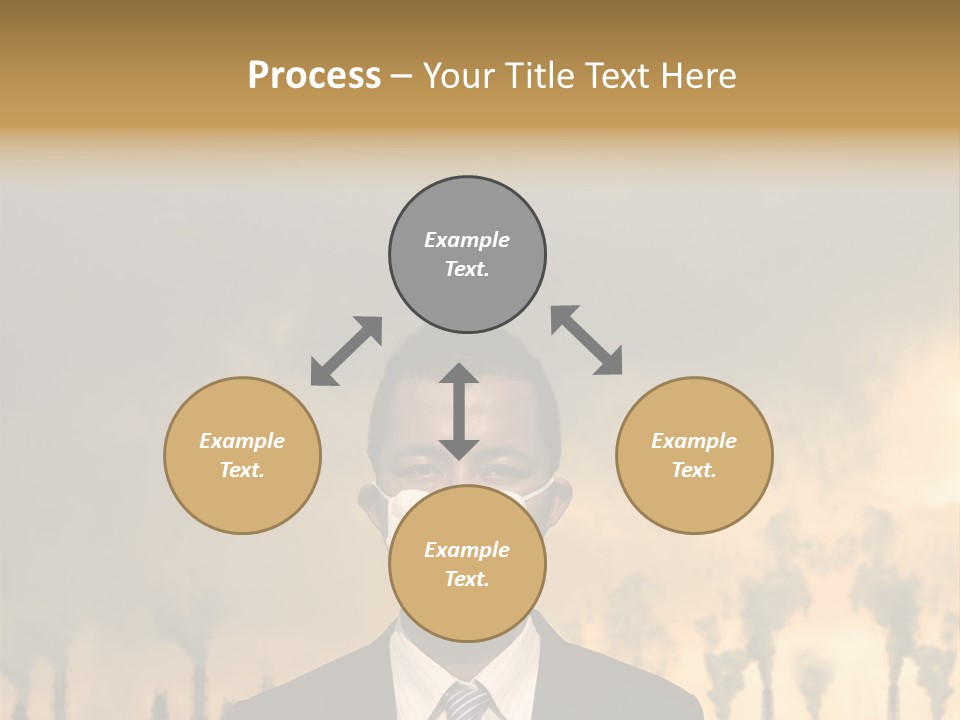 Cloud Chinese Chemical PowerPoint Template