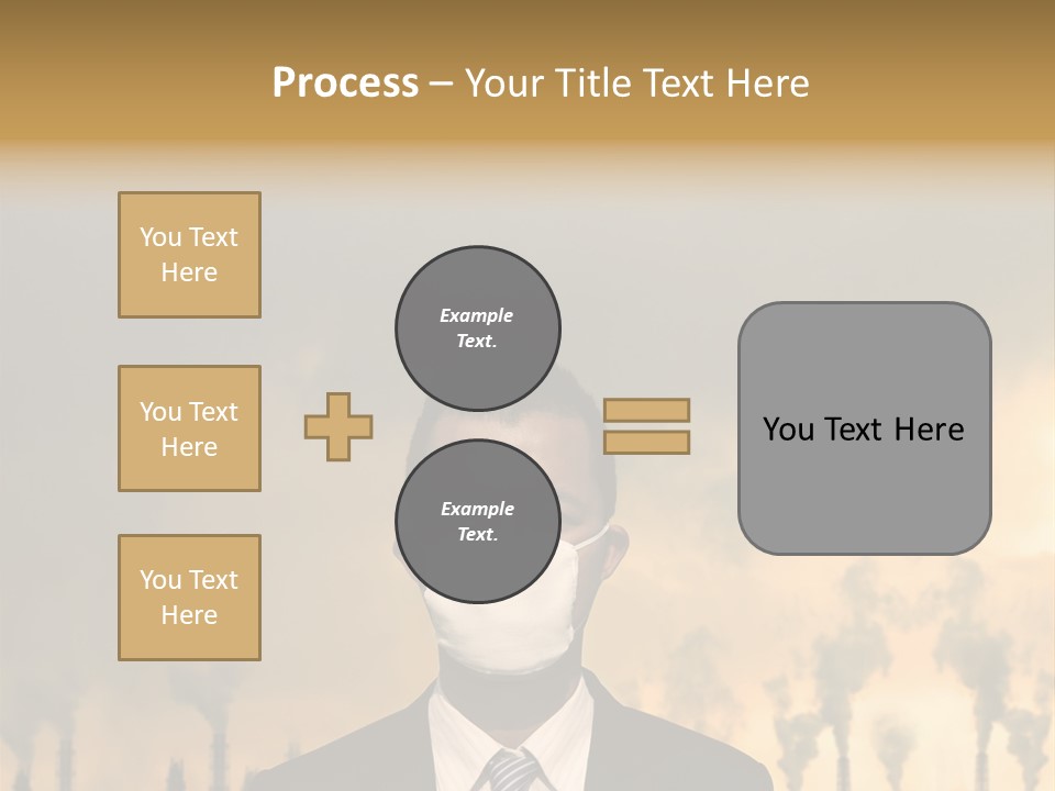 Cloud Chinese Chemical PowerPoint Template