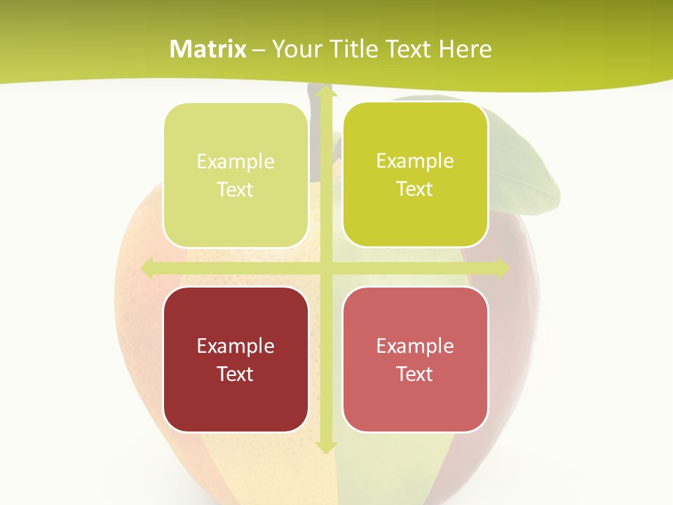 Fresh Snack Green PowerPoint Template