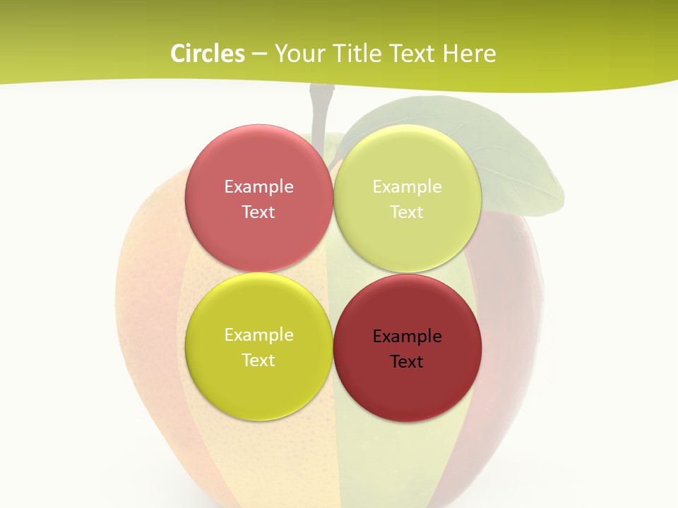 Fresh Snack Green PowerPoint Template