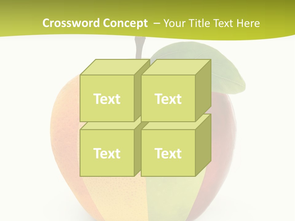 Fresh Snack Green PowerPoint Template