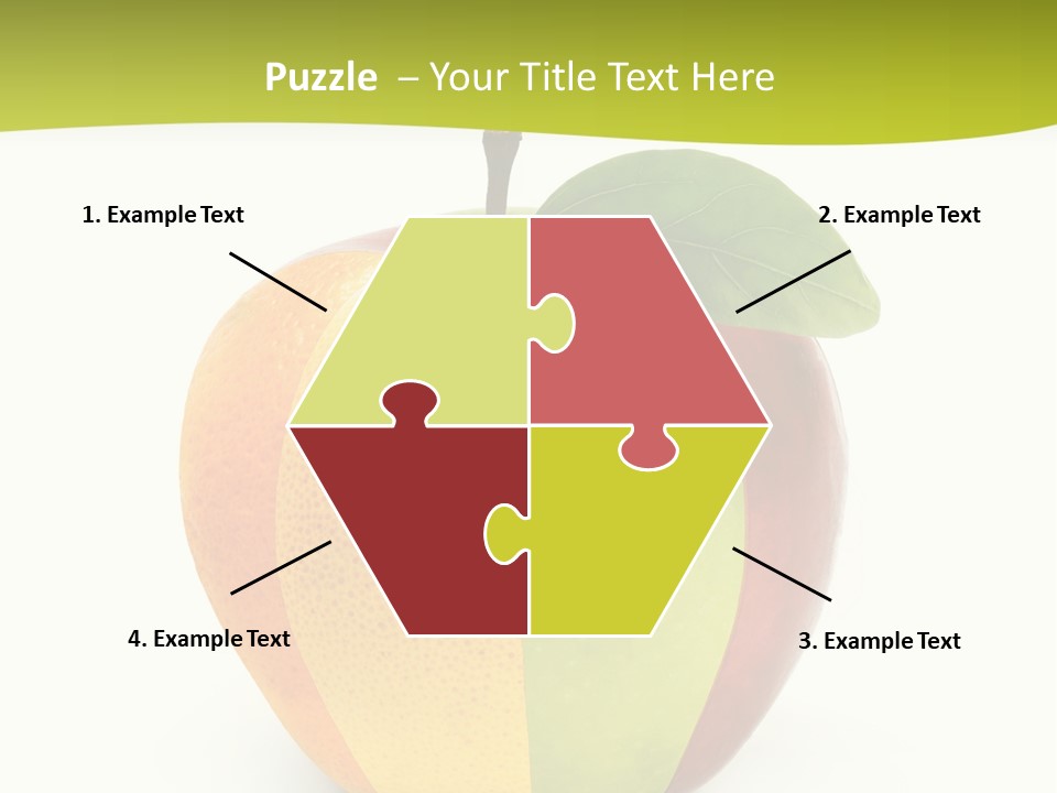 Fresh Snack Green PowerPoint Template