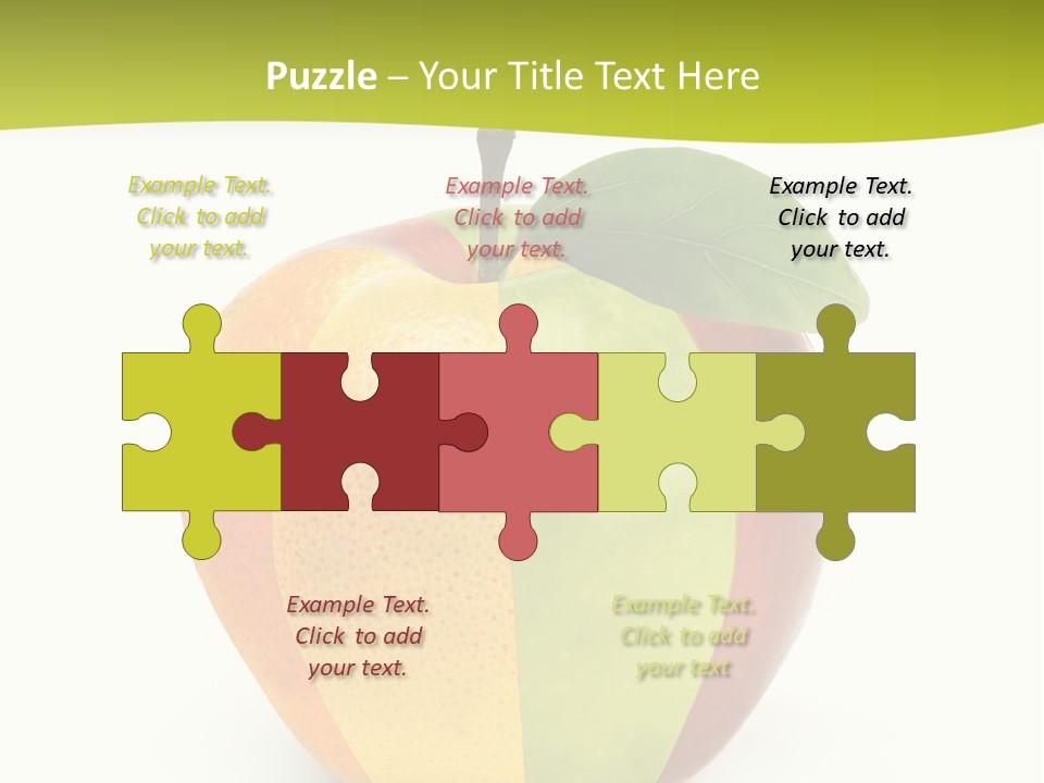 Fresh Snack Green PowerPoint Template