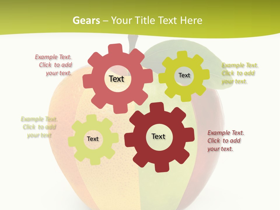 Fresh Snack Green PowerPoint Template