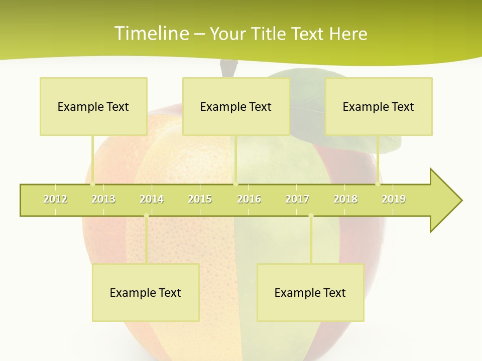 Fresh Snack Green PowerPoint Template