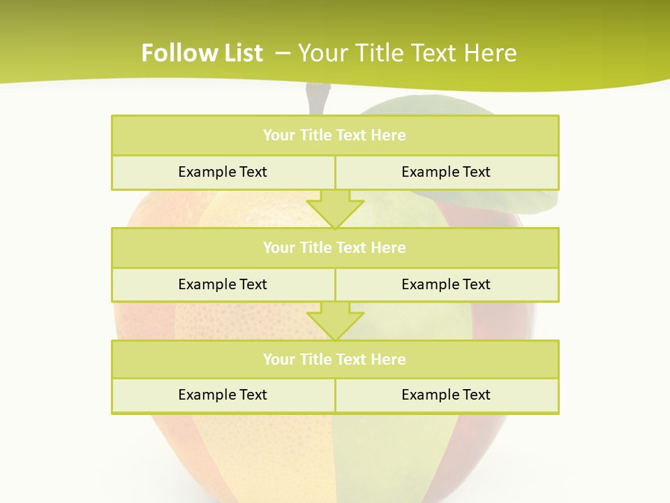 Fresh Snack Green PowerPoint Template