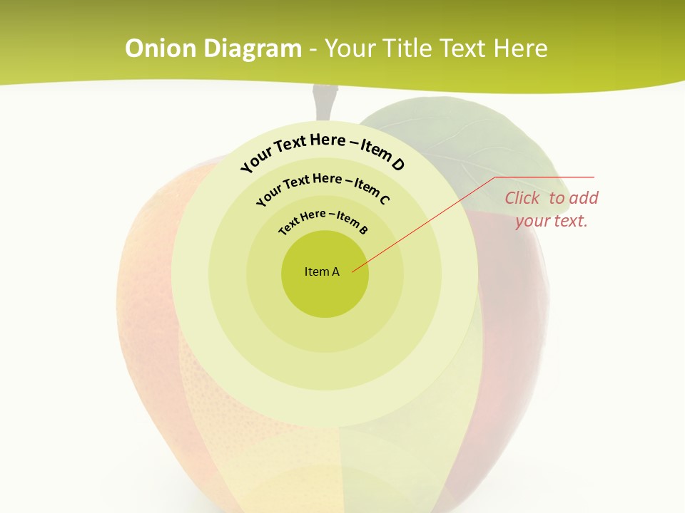 Fresh Snack Green PowerPoint Template