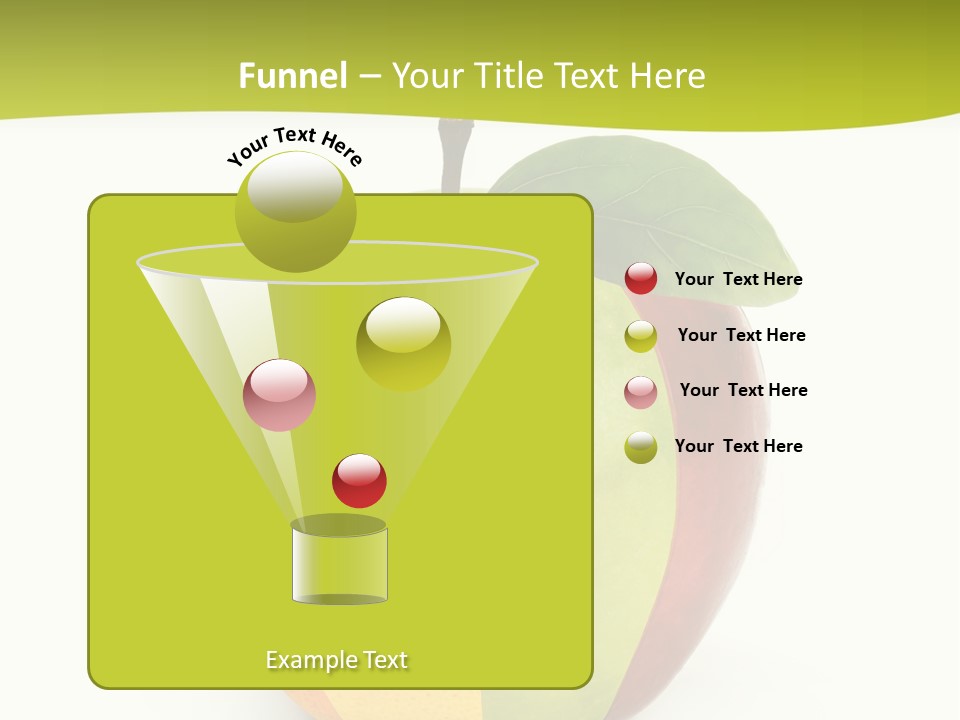 Fresh Snack Green PowerPoint Template