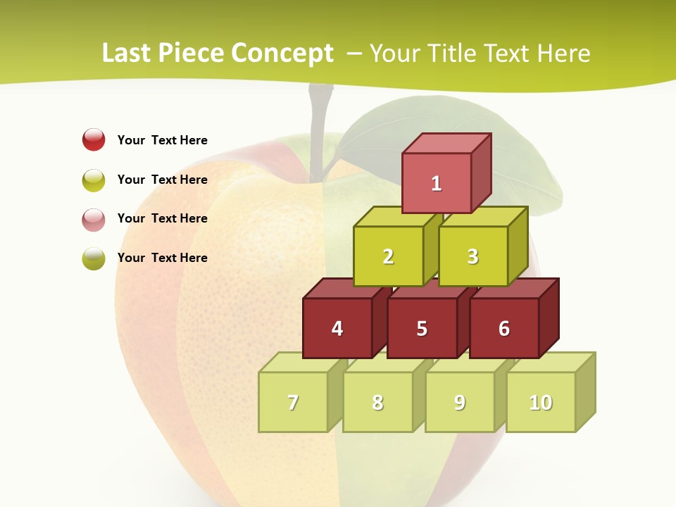 Fresh Snack Green PowerPoint Template