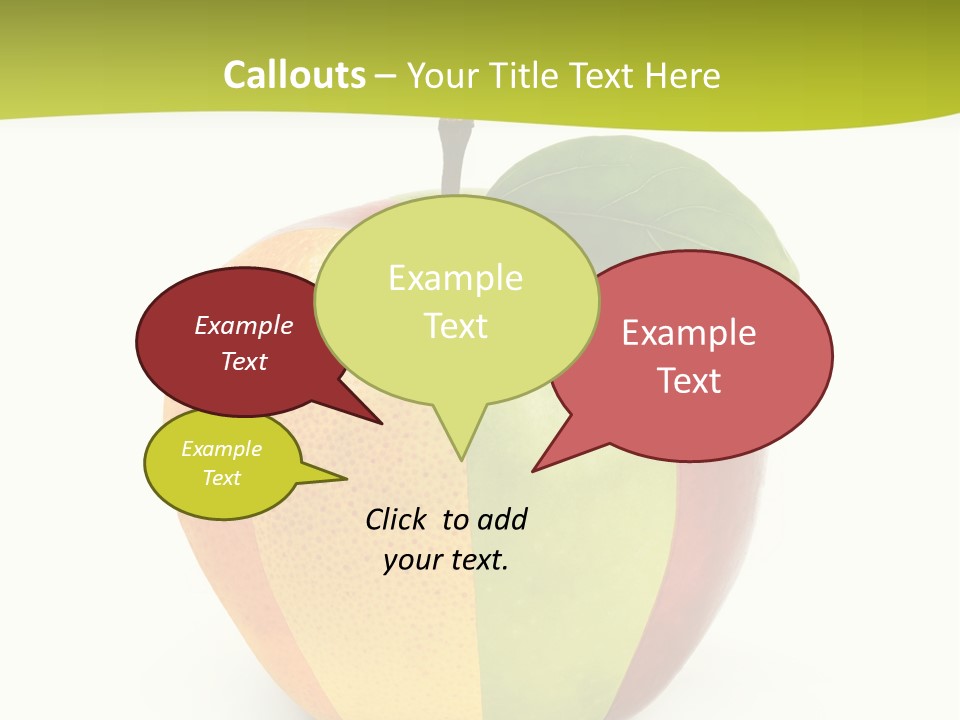 Fresh Snack Green PowerPoint Template