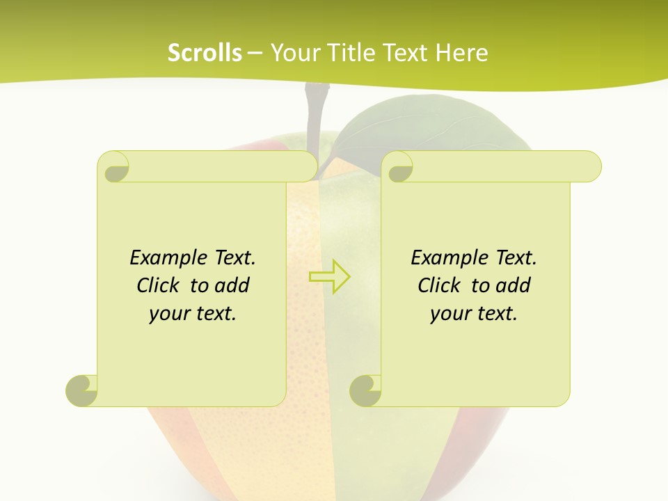 Fresh Snack Green PowerPoint Template