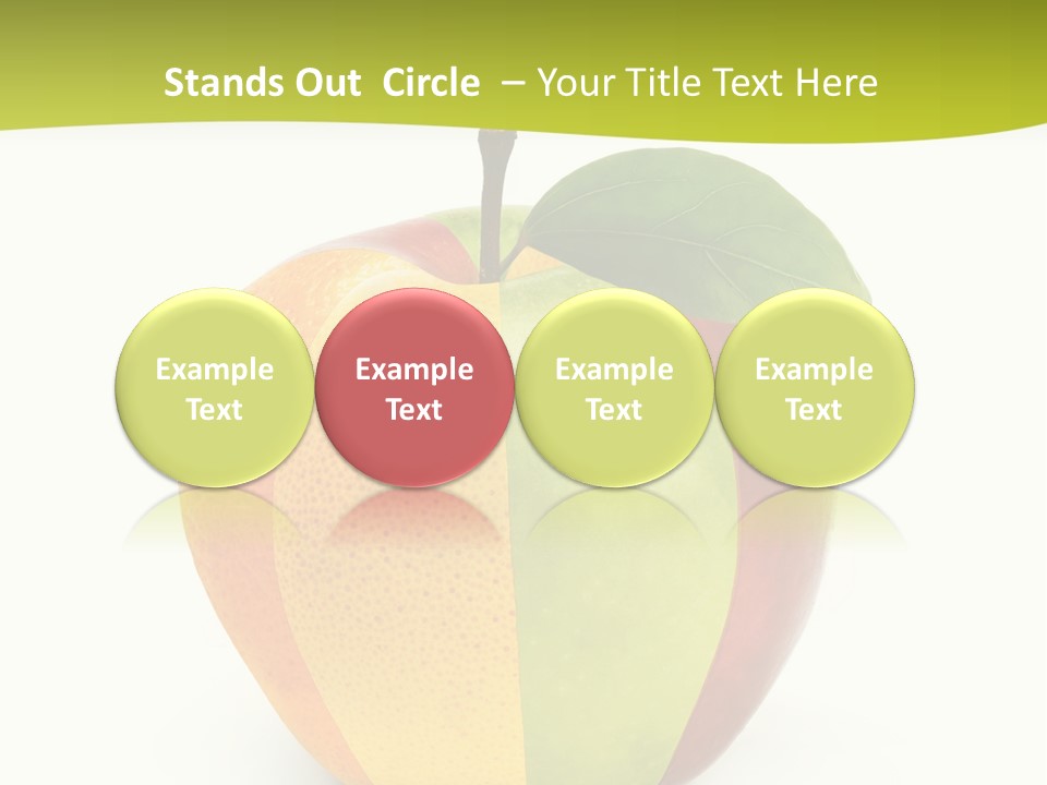 Fresh Snack Green PowerPoint Template