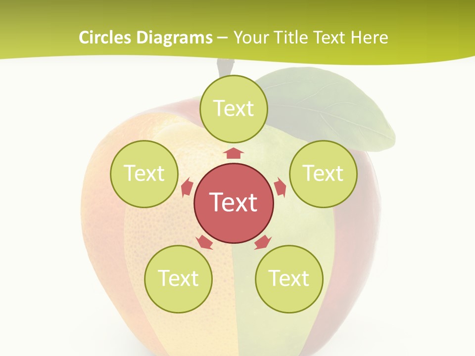 Fresh Snack Green PowerPoint Template