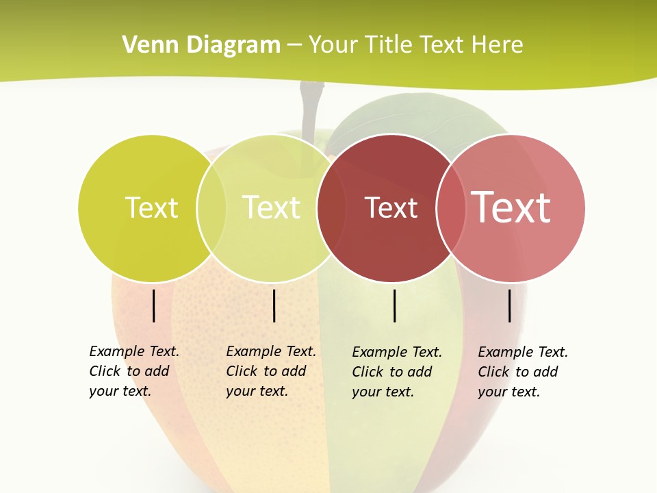 Fresh Snack Green PowerPoint Template