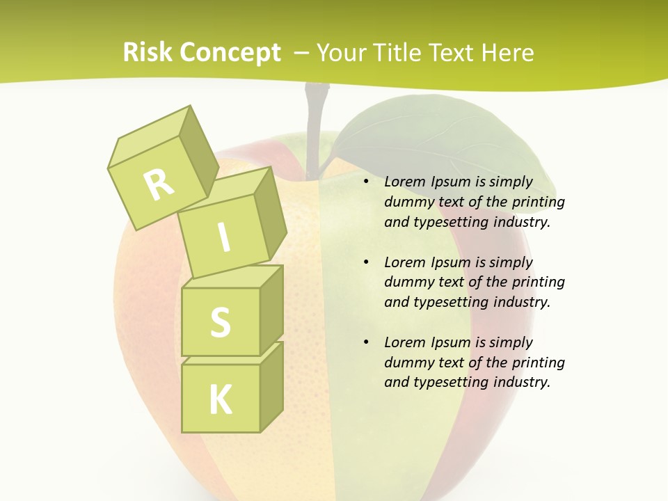 Fresh Snack Green PowerPoint Template