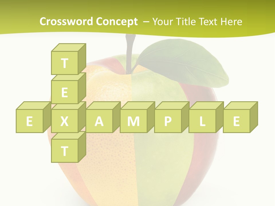 Fresh Snack Green PowerPoint Template