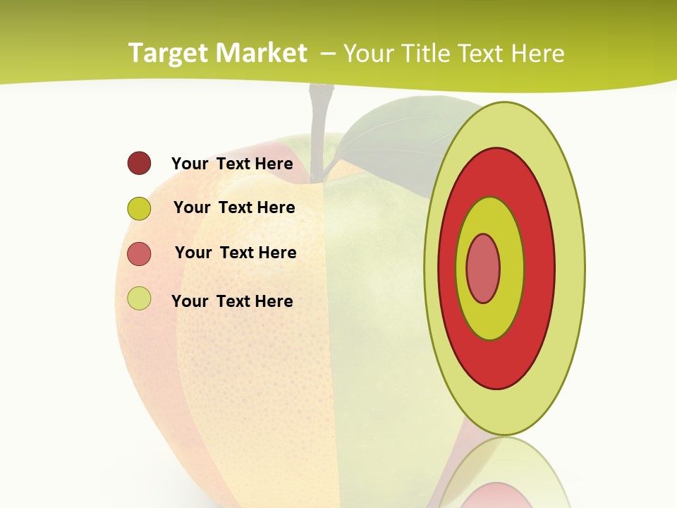 Fresh Snack Green PowerPoint Template