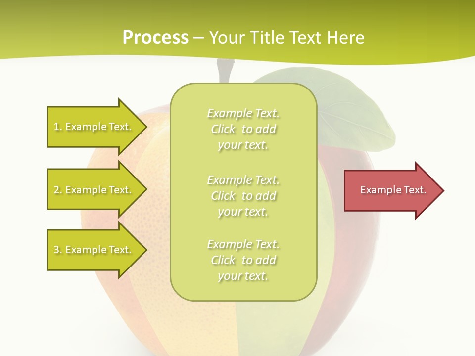 Fresh Snack Green PowerPoint Template