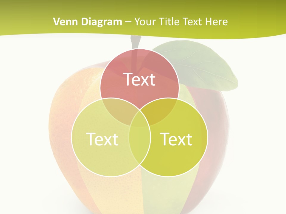 Fresh Snack Green PowerPoint Template