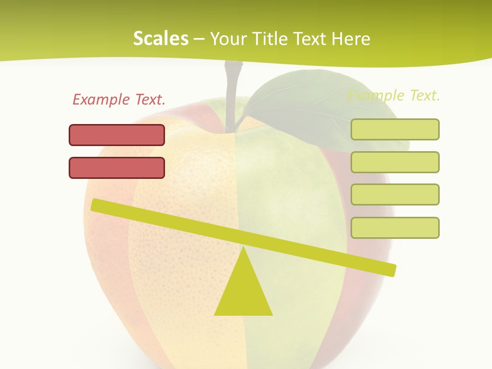 Fresh Snack Green PowerPoint Template