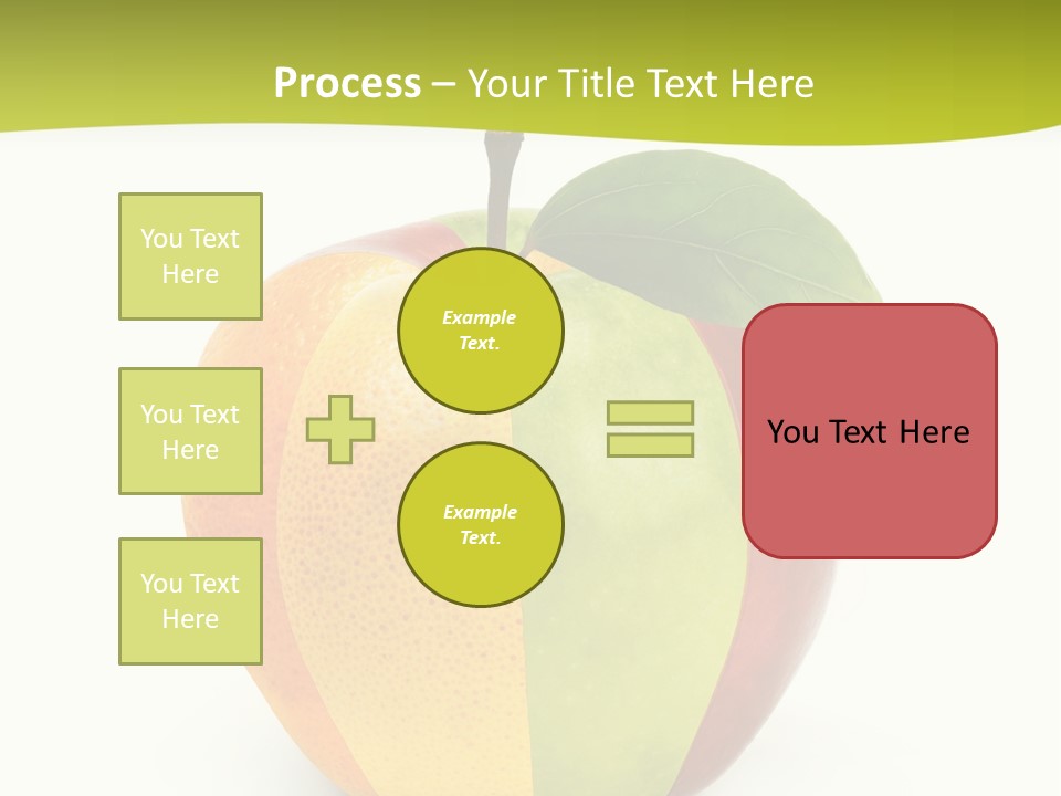 Fresh Snack Green PowerPoint Template