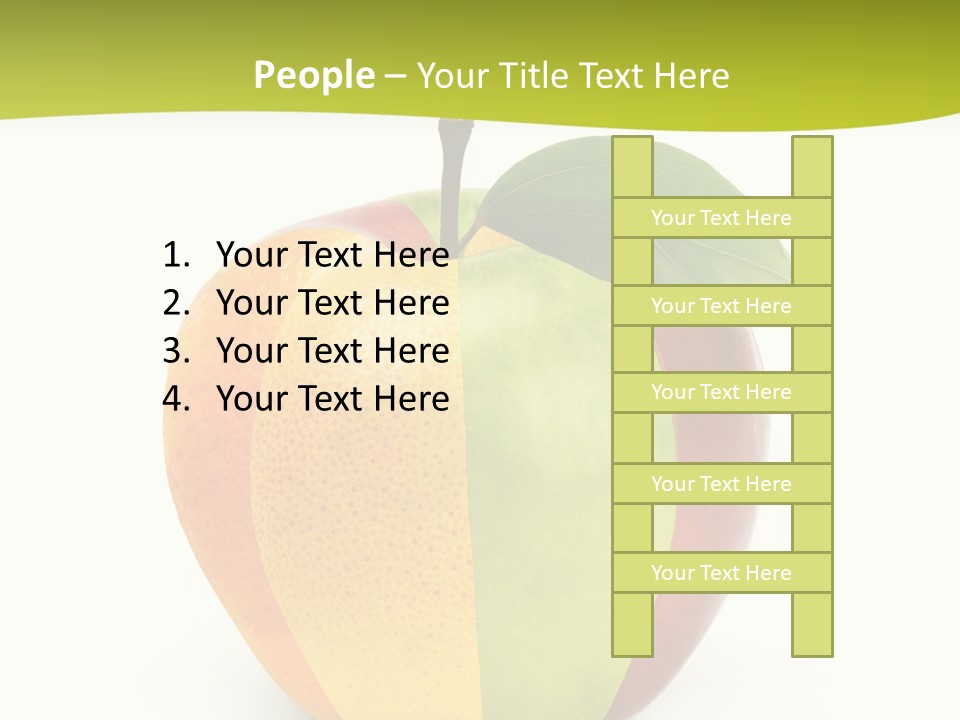 Fresh Snack Green PowerPoint Template