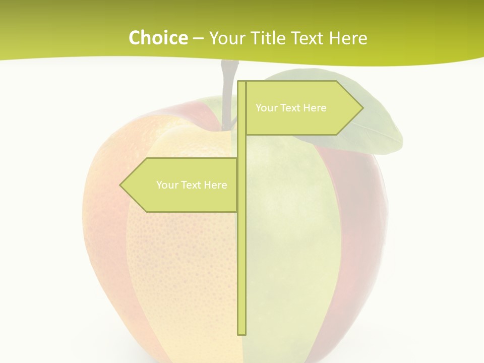 Fresh Snack Green PowerPoint Template