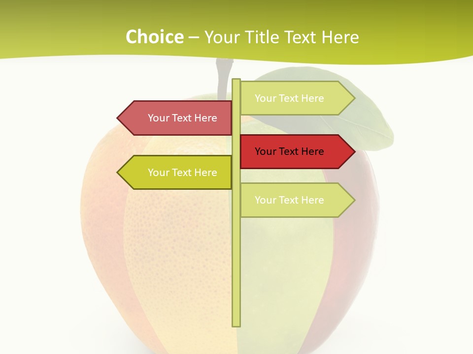 Fresh Snack Green PowerPoint Template