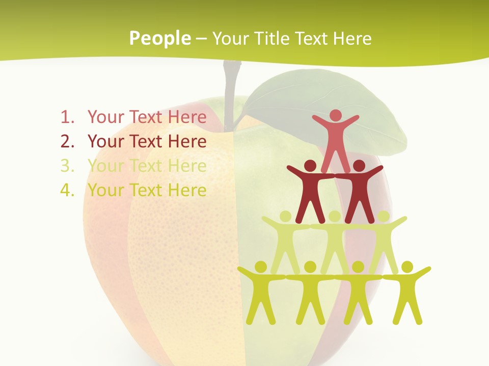 Fresh Snack Green PowerPoint Template