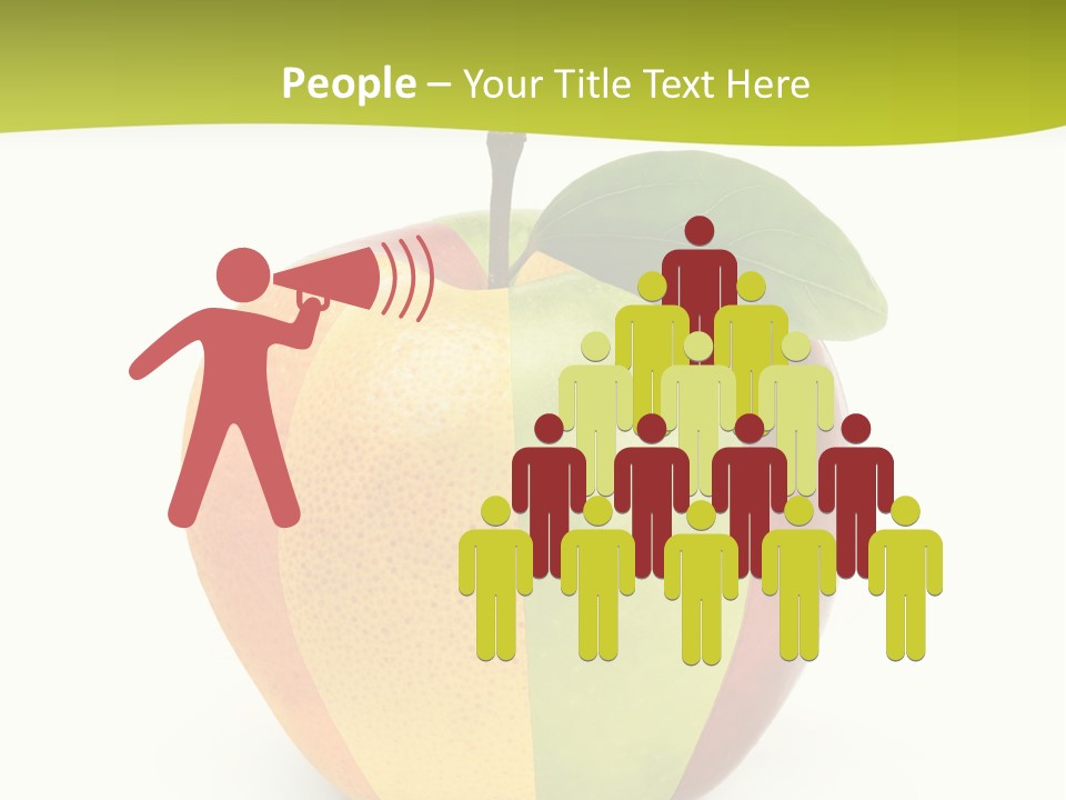 Fresh Snack Green PowerPoint Template