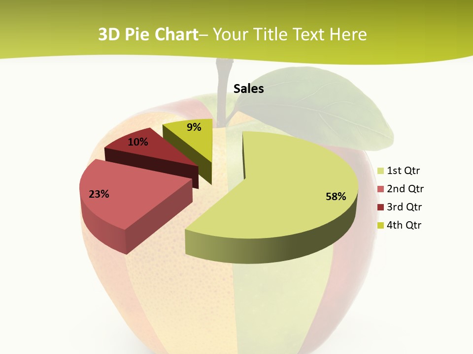 Fresh Snack Green PowerPoint Template