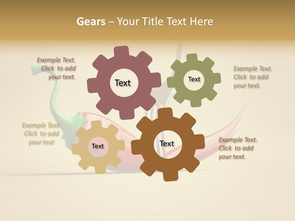 Spicy Chile Kitchen PowerPoint Template