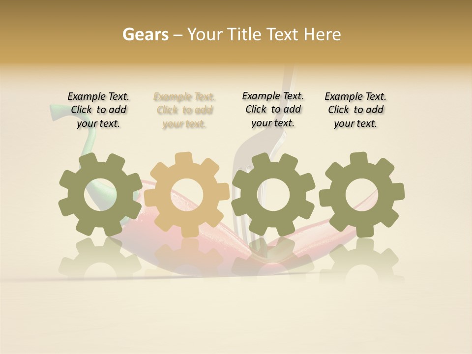 Spicy Chile Kitchen PowerPoint Template