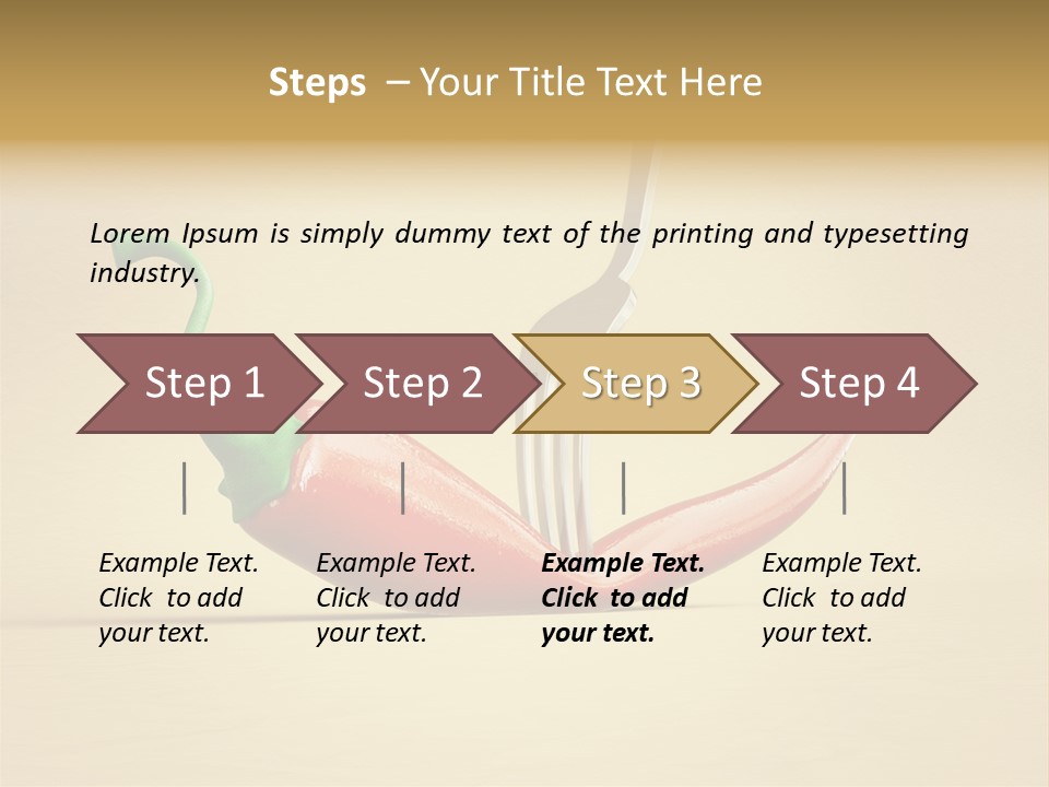 Spicy Chile Kitchen PowerPoint Template