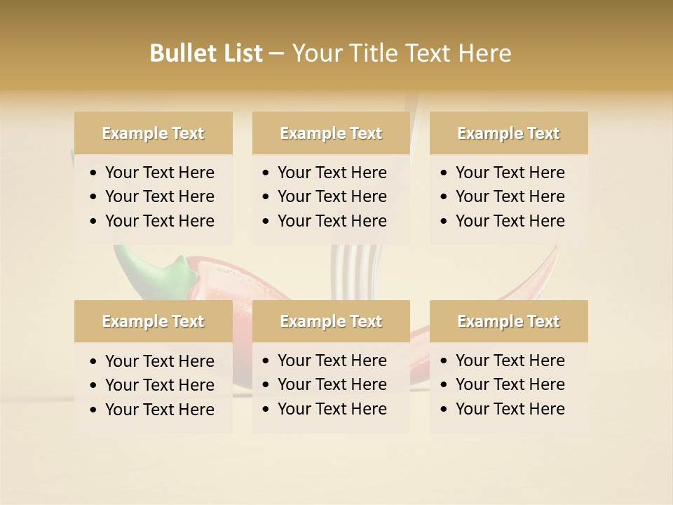 Spicy Chile Kitchen PowerPoint Template