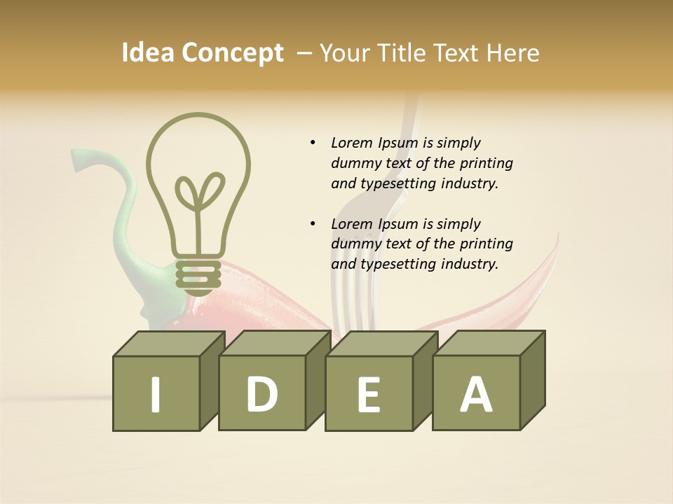 Spicy Chile Kitchen PowerPoint Template