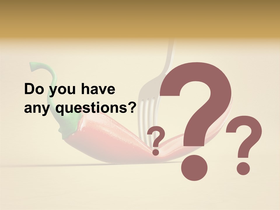 Spicy Chile Kitchen PowerPoint Template